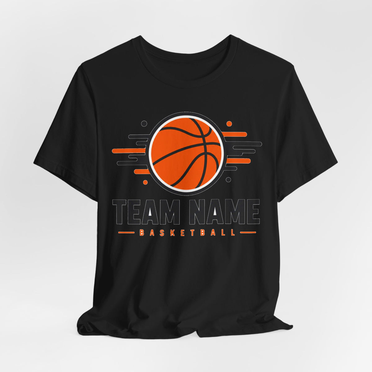 Custom Team Name Basketball Tee | Personalized Team Logo Basketball Shirt | Custom Basketball Team Gift | Modern Team Logo Design