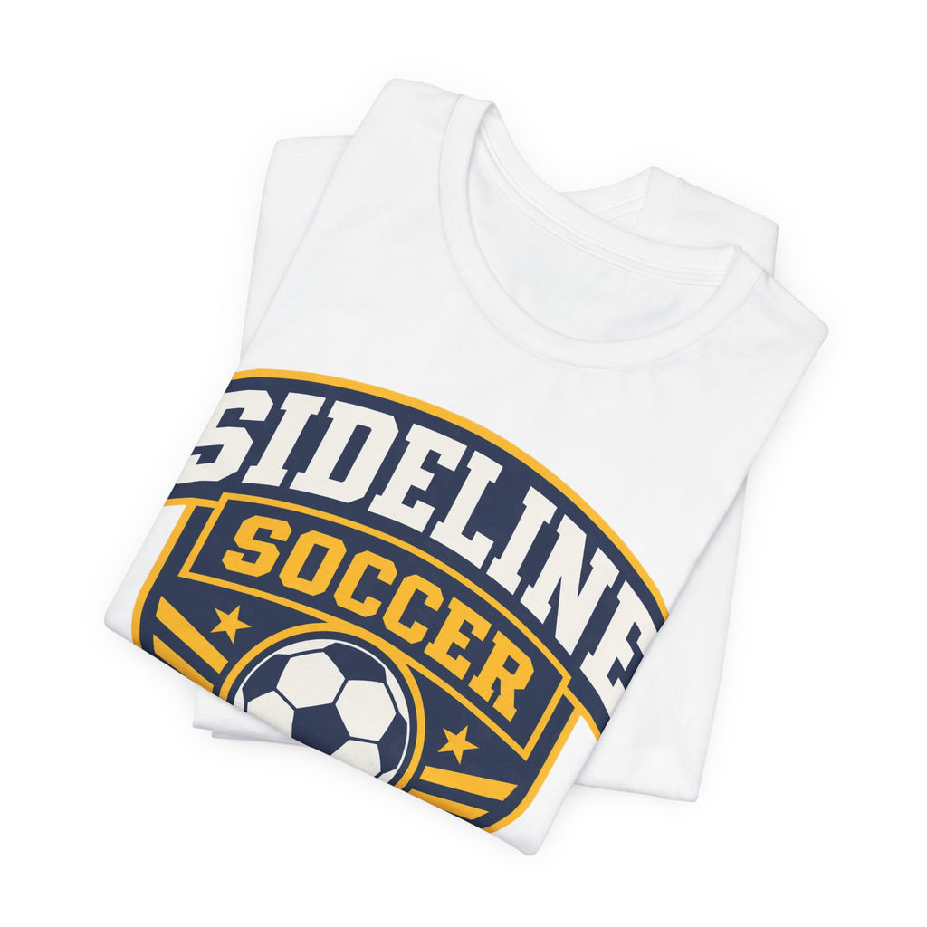 Sideline Soccer Tee | Team Mom Squad Badge Shirt | Soccer Team Mom Gift | Game Day Squad Design