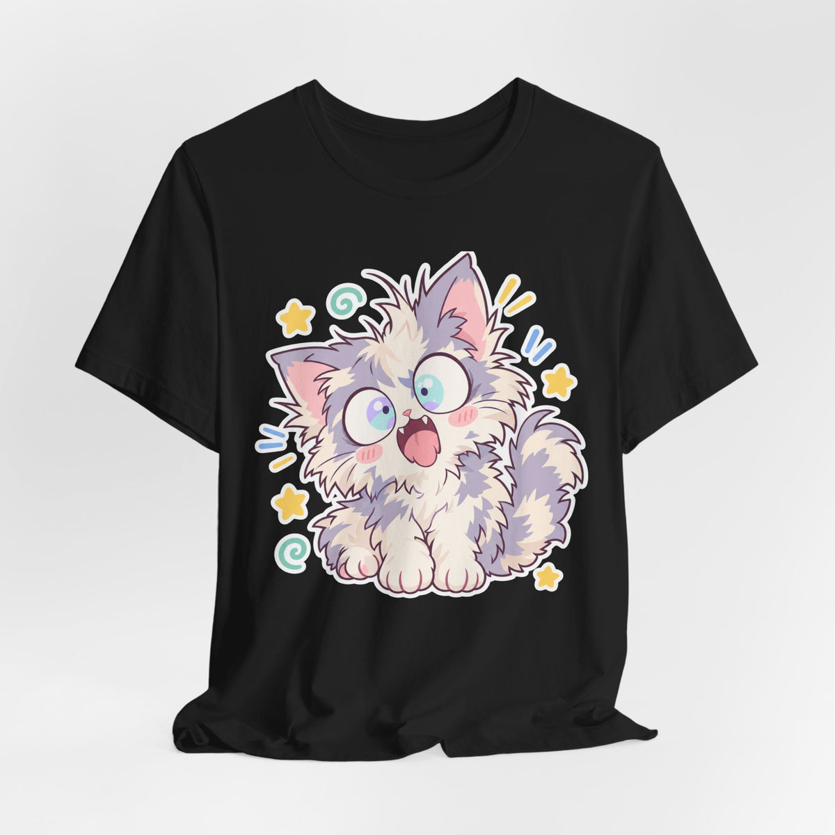Feral Little Meow Meow T-Shirt | Kawaii Cat Humor Tee | Funny Cat Lover Shirt