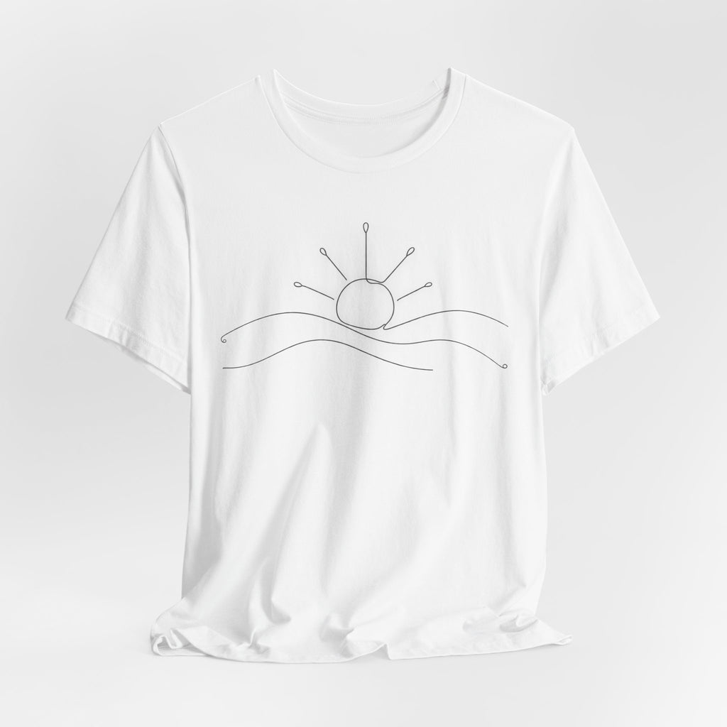 Trust the Process Sunrise Line Art T-Shirt | Minimalist Spiritual Tee | Faith Journey Gift Shirt