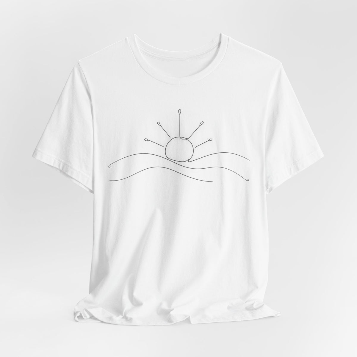 Trust the Process Sunrise Line Art T-Shirt | Minimalist Spiritual Tee | Faith Journey Gift Shirt