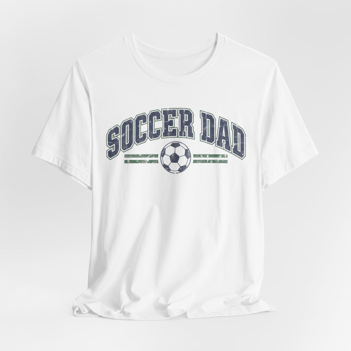 Soccer Dad Tee | Vintage Varsity Soccer Dad Design | Soccer Dad Shirt | Game Day Dad Gift | Retro Varsity Sports Dad | Soccer Father Design