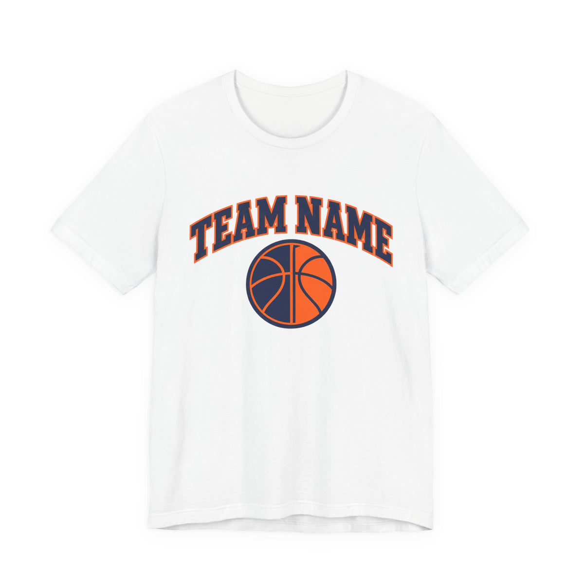 Custom Team Name Basketball Tee | Personalized Team Logo Basketball Shirt | Custom Basketball Team Gift | Modern Team Logo Design