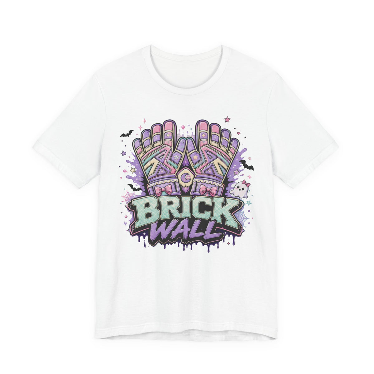 Brick Wall Goalkeeper Tee | Pastel Soccer Gloves Shirt | Soccer Goalkeeper Gift | Halloween Soccer Design