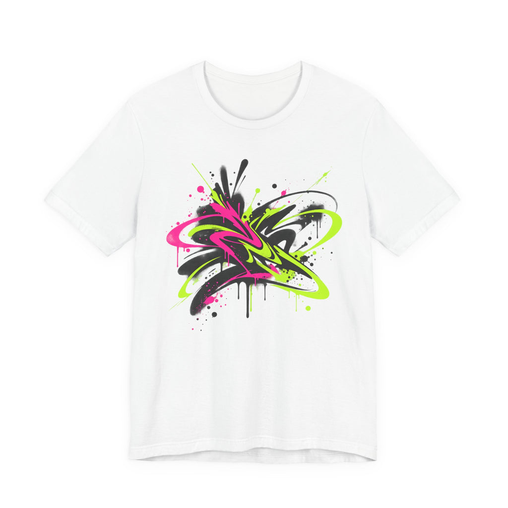 Abstract Graffiti Tag Tee | Spray Paint Splatter Shirt | Urban Street Art Shirt | Graffiti Streetwear Gift Tee