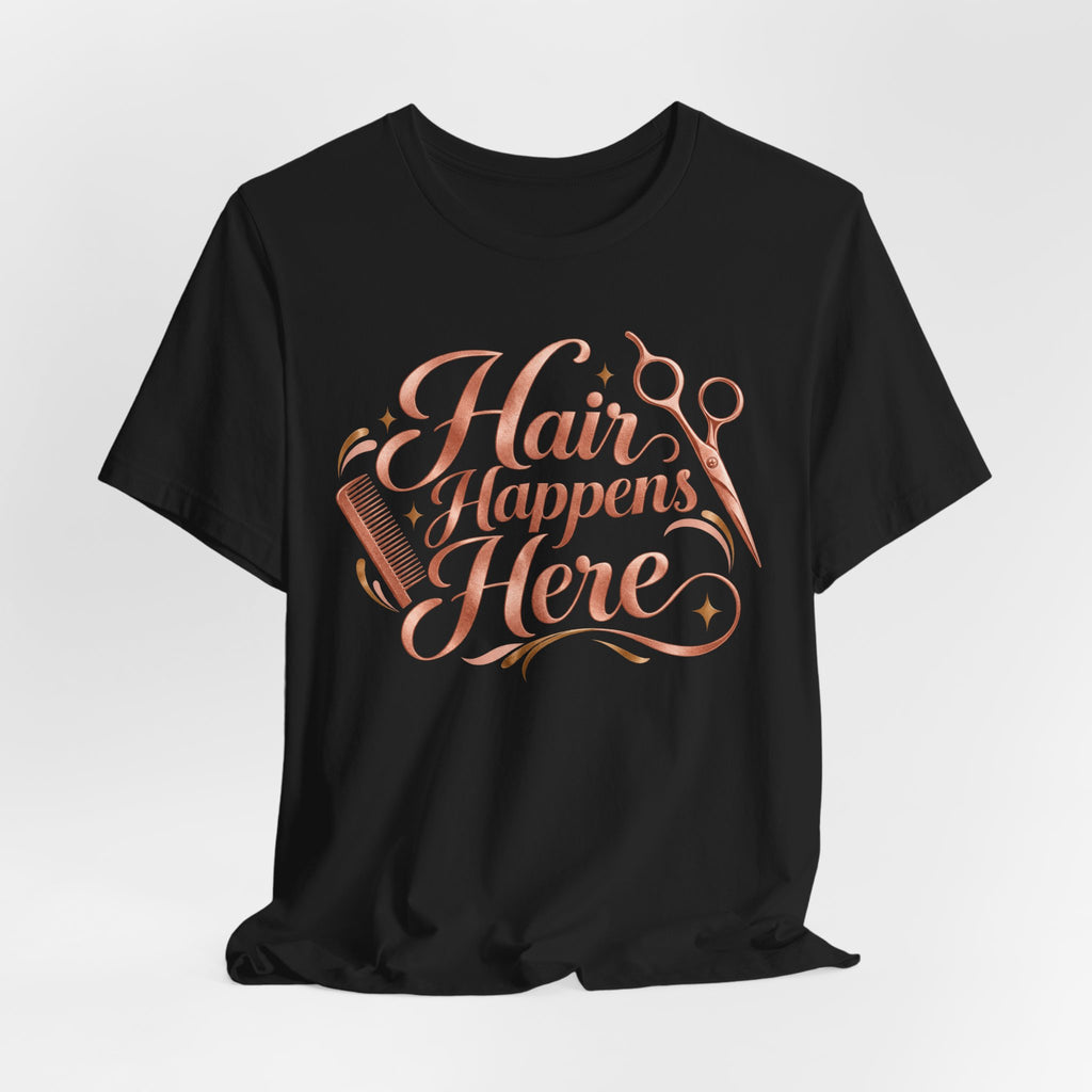Hair Stylist Glam Script T-Shirt | Hairstylist Gift Shirt | Salon Quote Tee