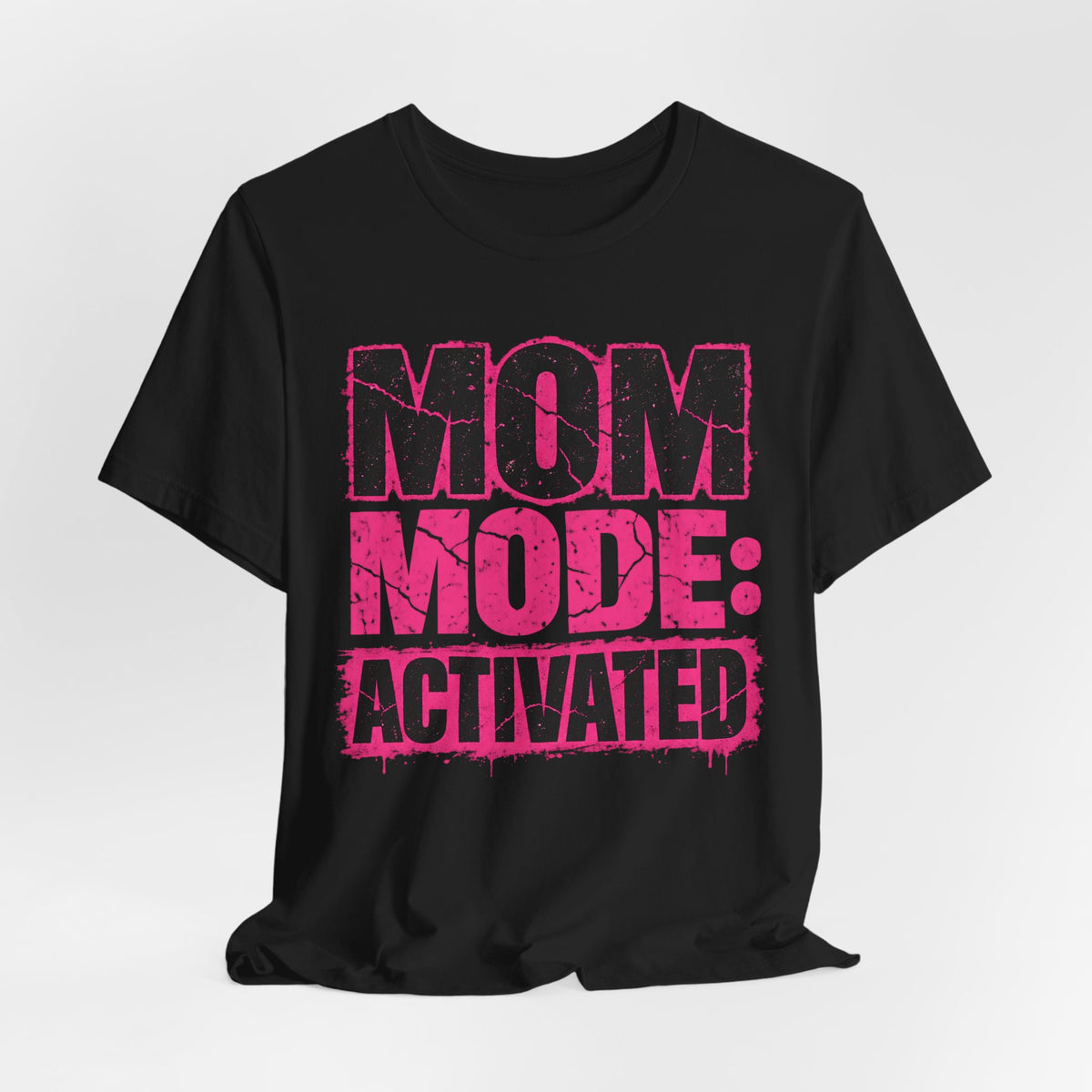 Mom Mode Activated Funny Grunge T-Shirt | Tired Mom Shirt | Sarcastic Mom Gift | Coffee Mom Tee