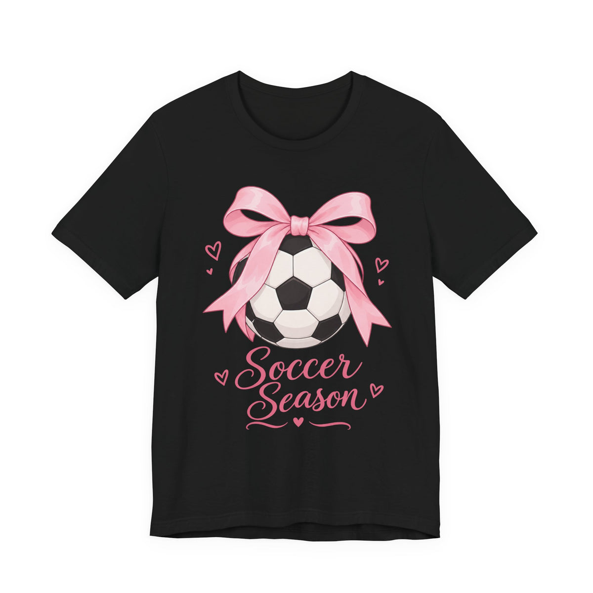 Soccer Mom Tee | Coquette Bow Soccer Mom Design | Soccer Mom Shirt | Game Day Mom Gift | Soccer Mom Gift | Sports Mom Coquette Design