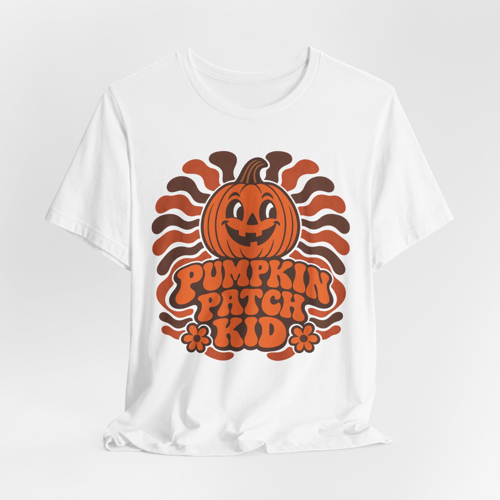 Groovy Pumpkin T-Shirt | Retro 70s Halloween Tee | Pumpkin Patch Kid Gift Shirt