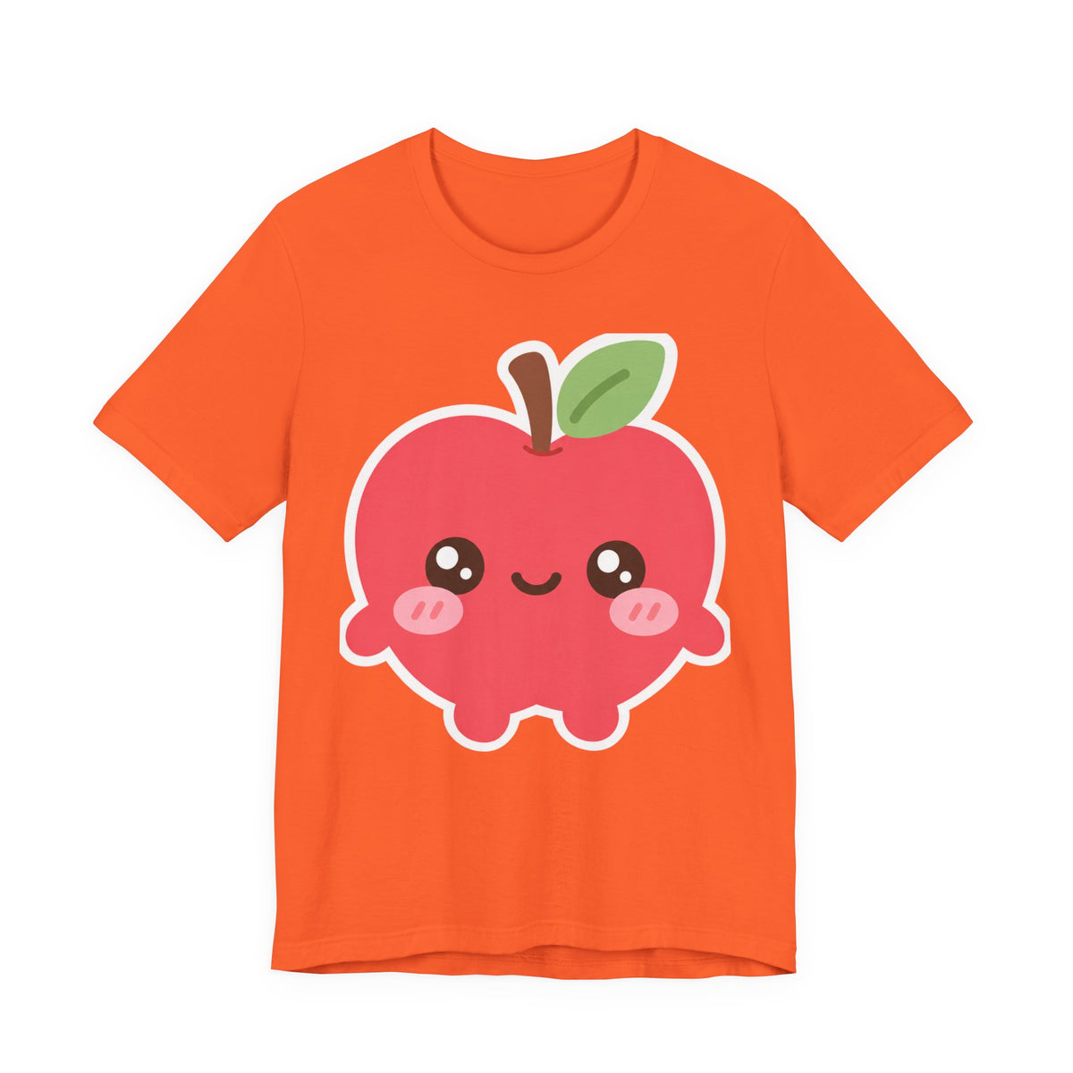 Kindergarten Teacher Kawaii Apple T-Shirt | Cute Preschool Teacher Shirt | Pre-K Teacher Gift Tee