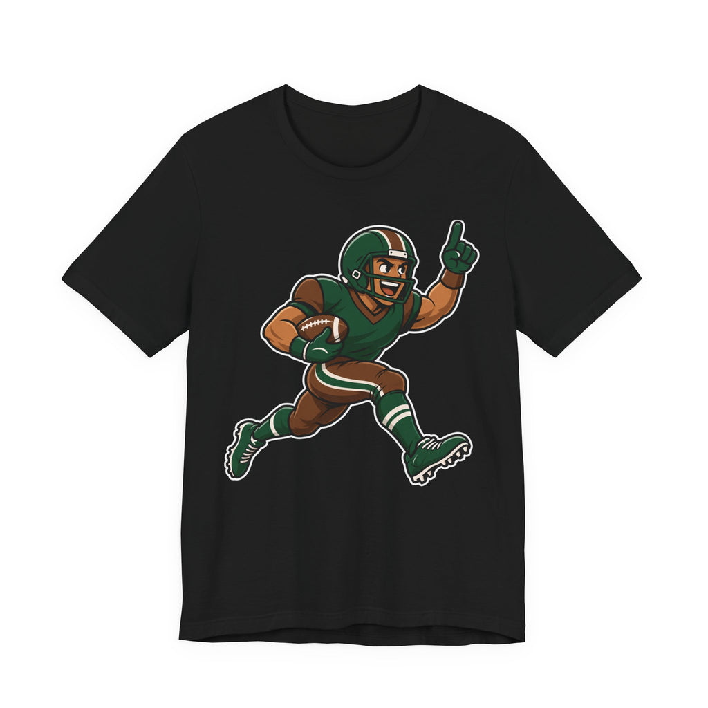 Football Cartoon Mascot T-Shirt | Touchdown Kids Tee | Funny Football Player Shirt | Youth Football Gift Shirt