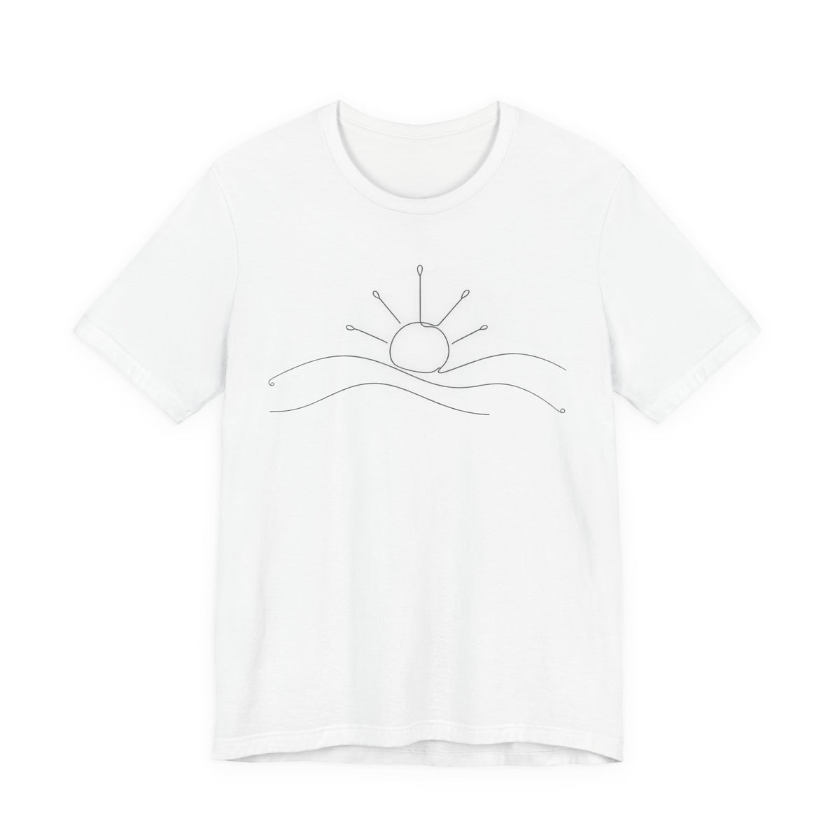 Trust the Process Sunrise Line Art T-Shirt | Minimalist Spiritual Tee | Faith Journey Gift Shirt