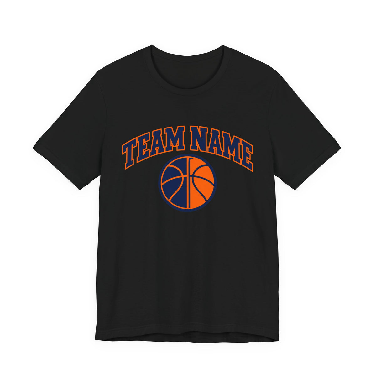 Custom Team Name Basketball Tee | Personalized Team Logo Basketball Shirt | Custom Basketball Team Gift | Modern Team Logo Design