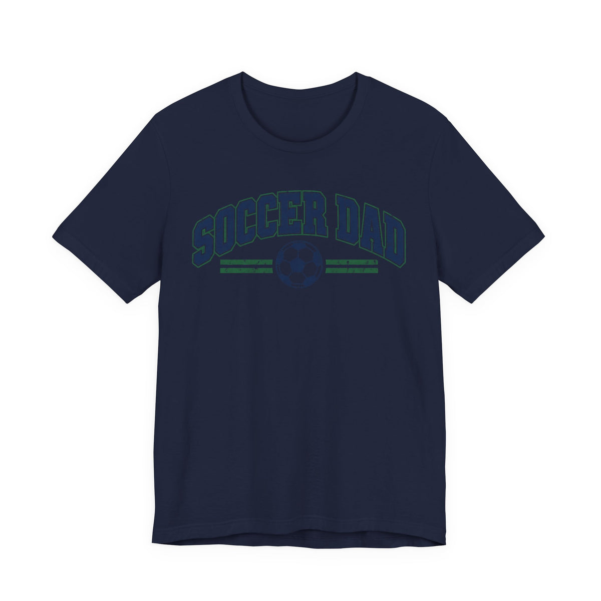 Soccer Dad Tee | Vintage Varsity Soccer Dad Design | Soccer Dad Shirt | Game Day Dad Gift | Retro Varsity Sports Dad | Soccer Father Design