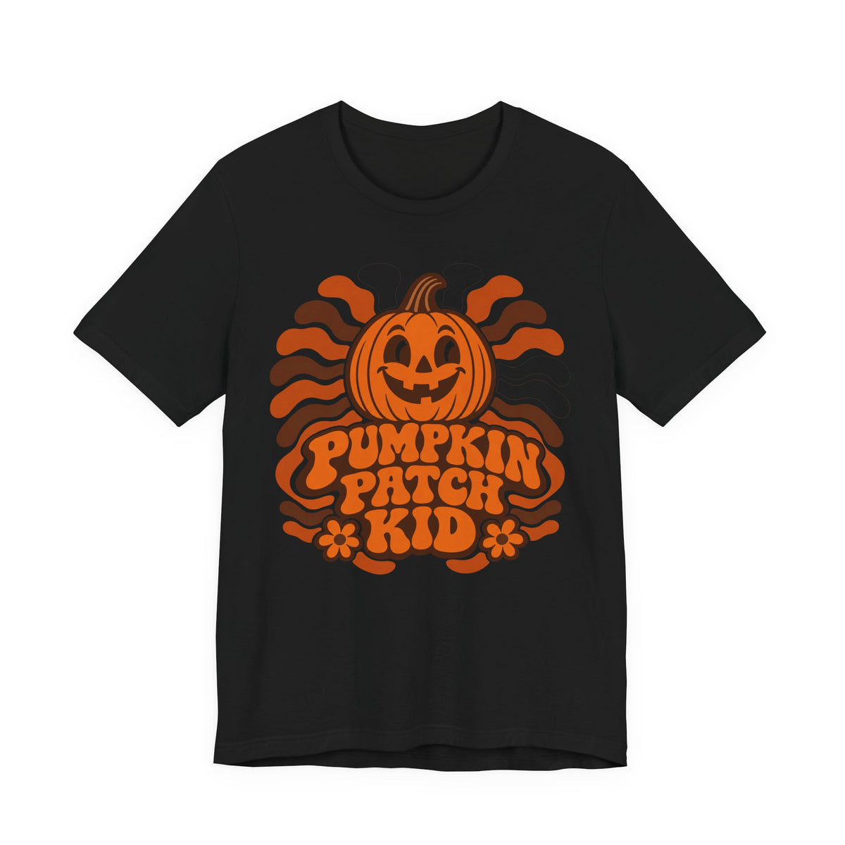 Groovy Pumpkin T-Shirt | Retro 70s Halloween Tee | Pumpkin Patch Kid Gift Shirt