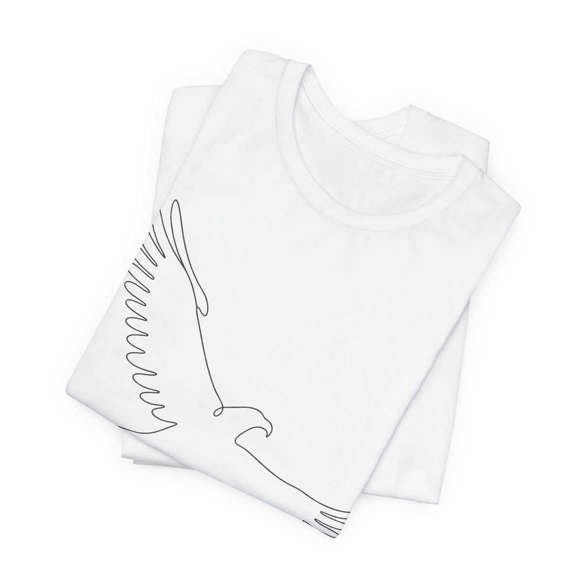 Proud and Free T-Shirt | Vintage Eagle Line Art Tee | Patriotic Gift Shirt