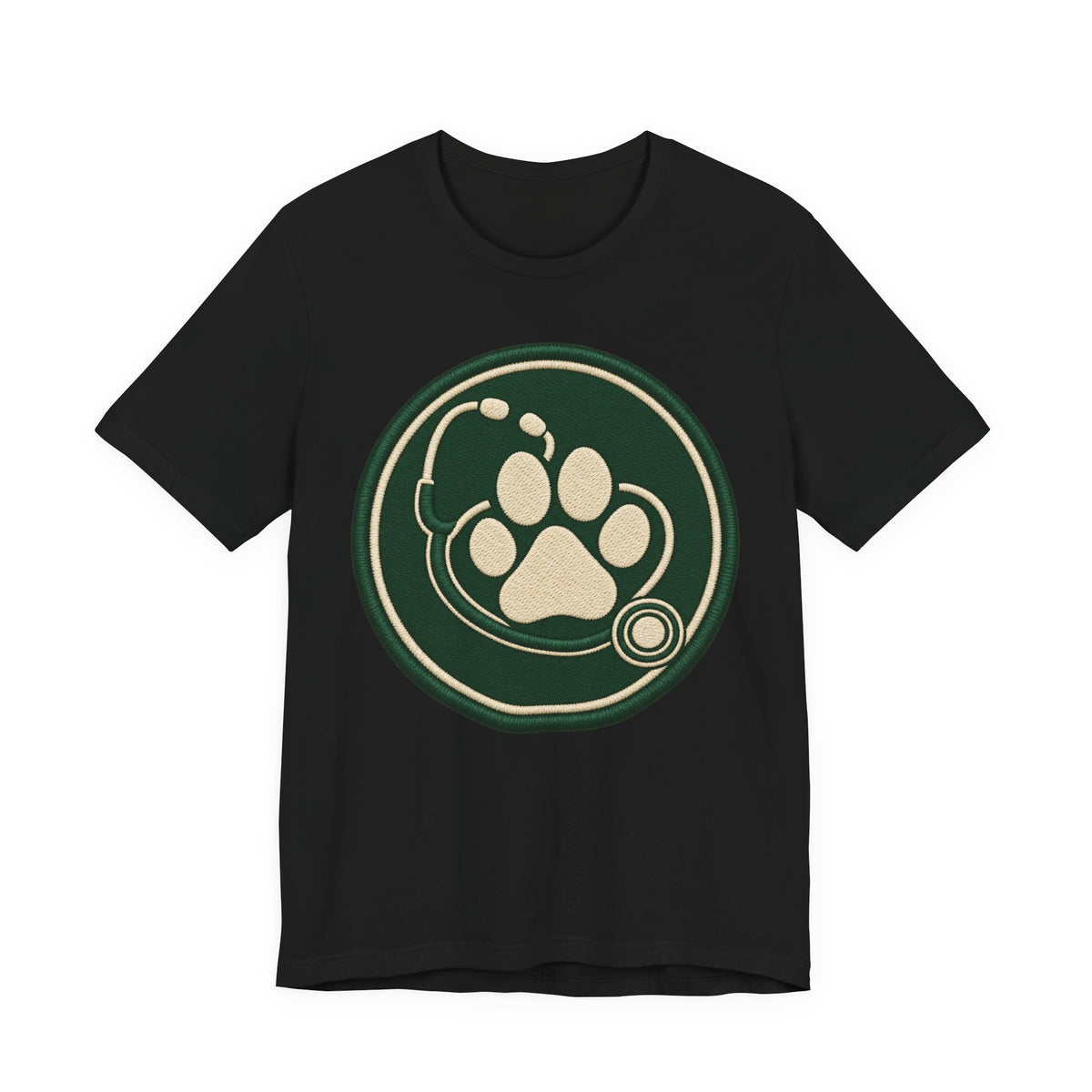 Vet Tech Paw Patch T-Shirt | Veterinary Technician Gift Shirt | Animal Lover Tee