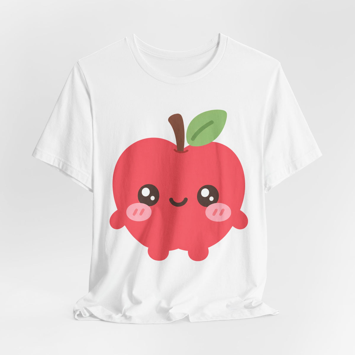 Kindergarten Teacher Kawaii Apple T-Shirt | Cute Preschool Teacher Shirt | Pre-K Teacher Gift Tee