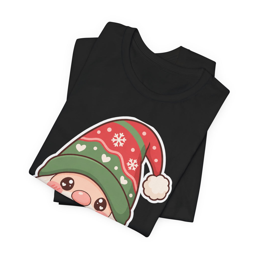 Christmas Gnome T-Shirt | Kawaii Cute Holiday Tee | Festive Christmas Gift Shirt