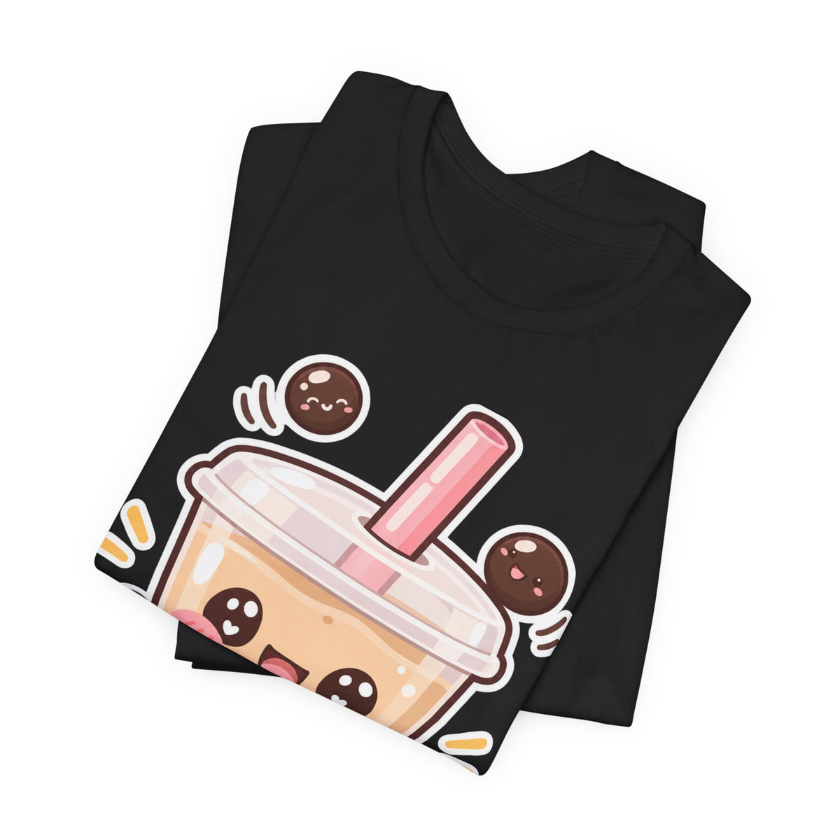 Kawaii Boba Tea T-Shirt | Cute Bubble Tea Character Tee | Kawaii Drink Lover Gift Shirt