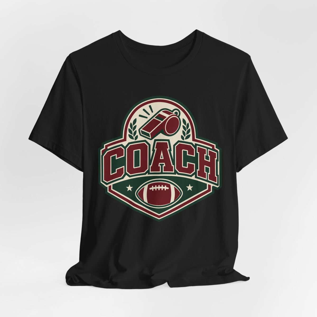 Football Coach Badge Tee | Whistle Varsity Coach Shirt | Coach Appreciation Shirt | Football Coach Gift Tee