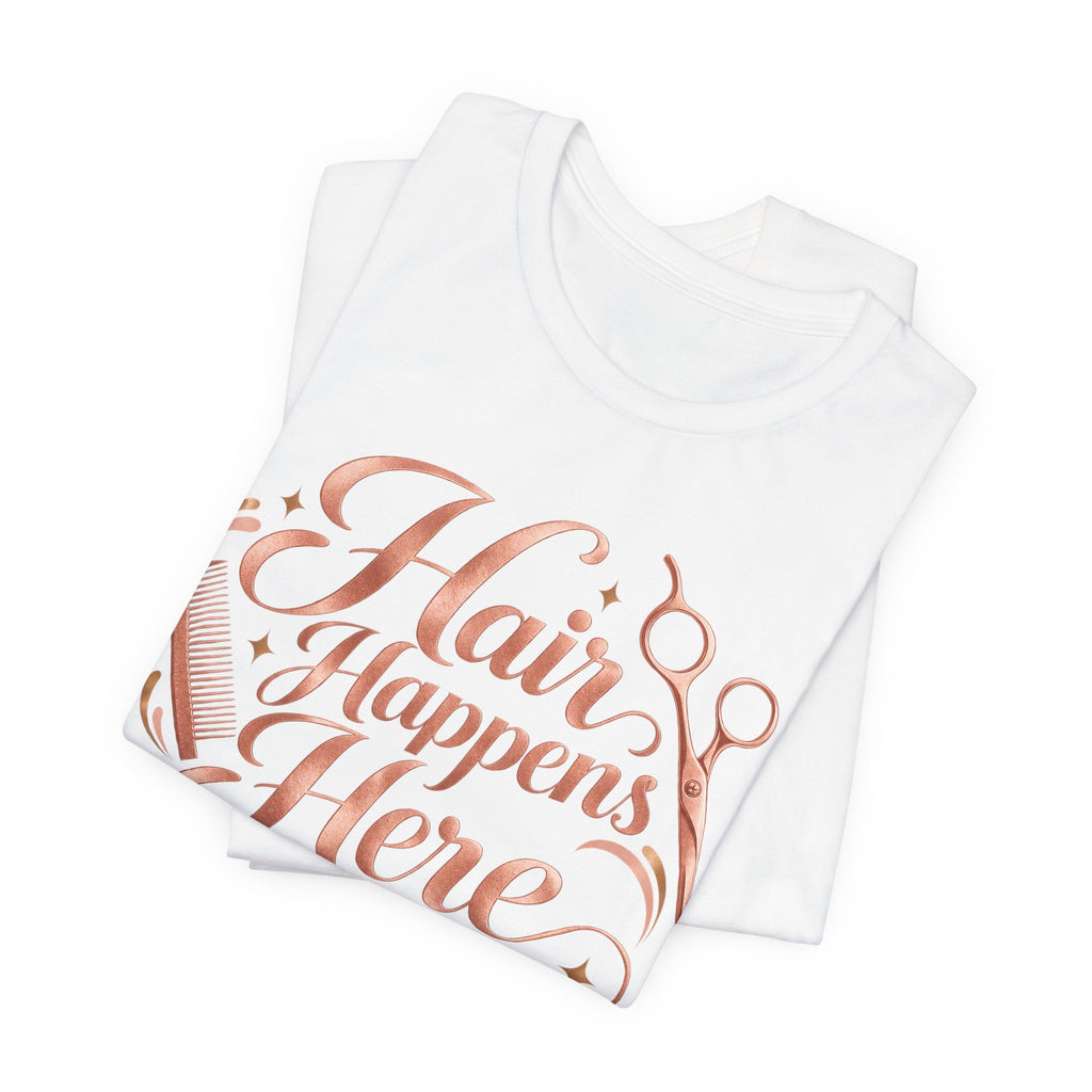 Hair Stylist Glam Script T-Shirt | Hairstylist Gift Shirt | Salon Quote Tee