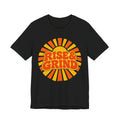 Rise and Grind Retro Sunburst T-Shirt | Gym Motivation Tee | Early Riser Gift Shirt
