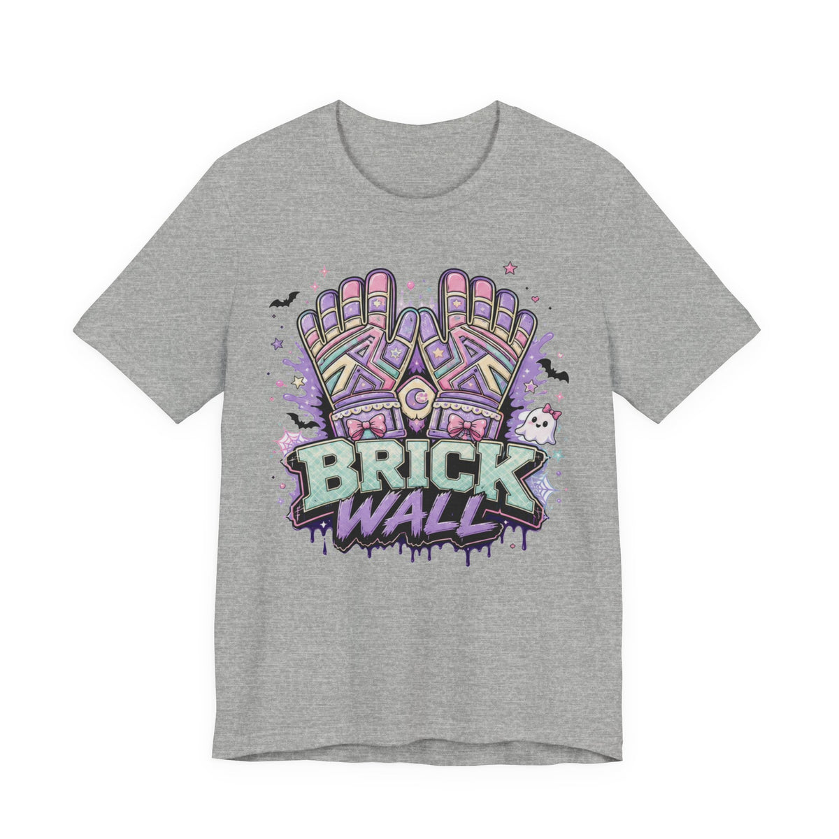 Brick Wall Goalkeeper Tee | Pastel Soccer Gloves Shirt | Soccer Goalkeeper Gift | Halloween Soccer Design