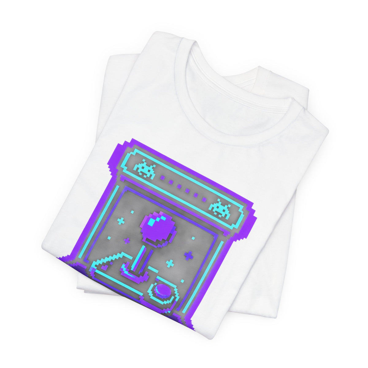 Retro Arcade Gamer Badge T-Shirt | 8-Bit Pixel Gaming Tee | Retro Gamer Gift Shirt
