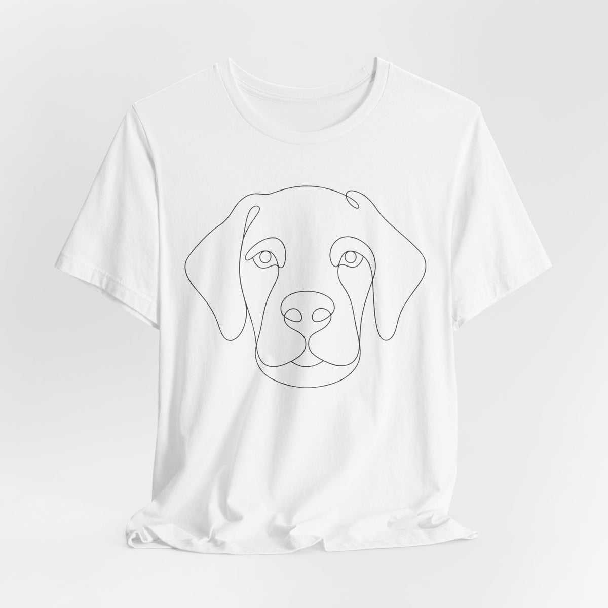 Dog Mom Minimalist Line Art T-Shirt | One Line Dog Design Tee | Dog Lover Gift Shirt