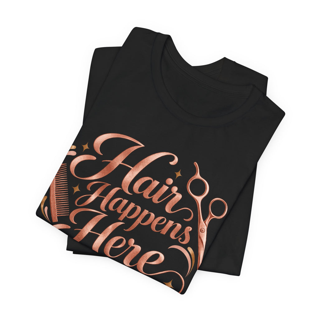 Hair Stylist Glam Script T-Shirt | Hairstylist Gift Shirt | Salon Quote Tee