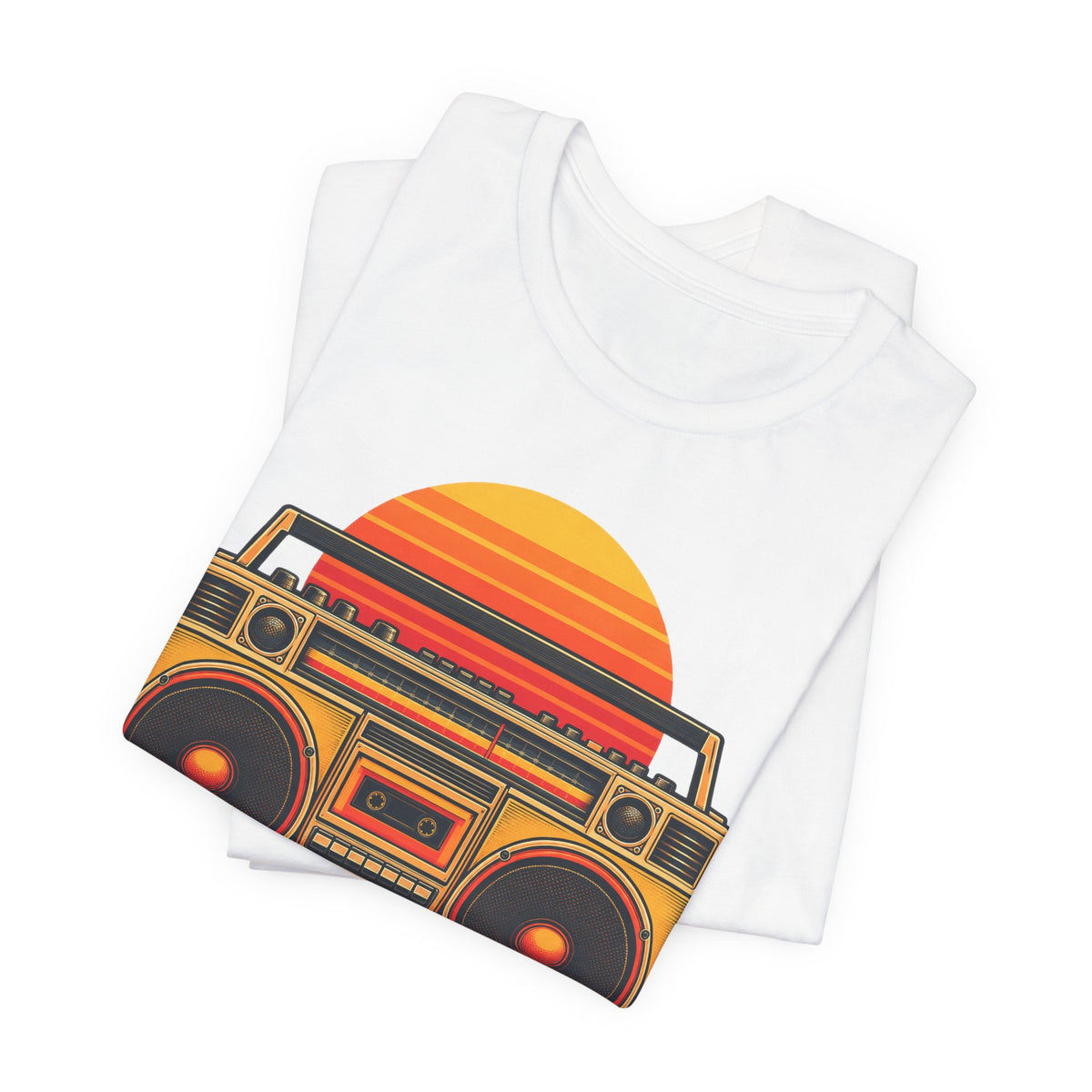 Retro Boombox Tee | 90s Hip Hop Nostalgia Shirt | Retro Cassette Streetwear Shirt | Old School Boombox Gift Tee