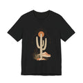 Desert Cactus T-Shirt | Boho Linework Saguaro Tee | Southwest Desert Gift Shirt