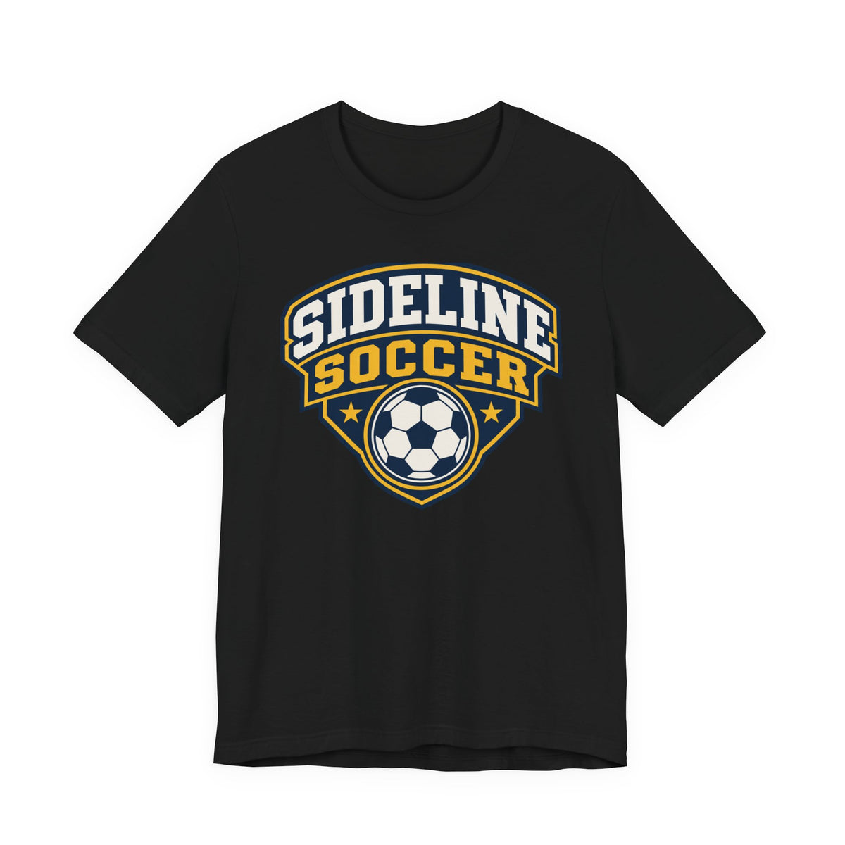 Sideline Soccer Tee | Team Mom Squad Badge Shirt | Soccer Team Mom Gift | Game Day Squad Design