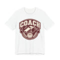Basketball Coach T-Shirt | Whistle Varsity Badge Tee | Coach Appreciation Gift Shirt