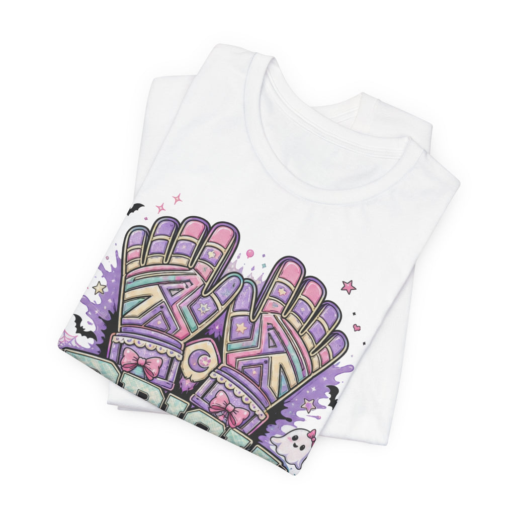 Brick Wall Goalkeeper Tee | Pastel Soccer Gloves Shirt | Soccer Goalkeeper Gift | Halloween Soccer Design