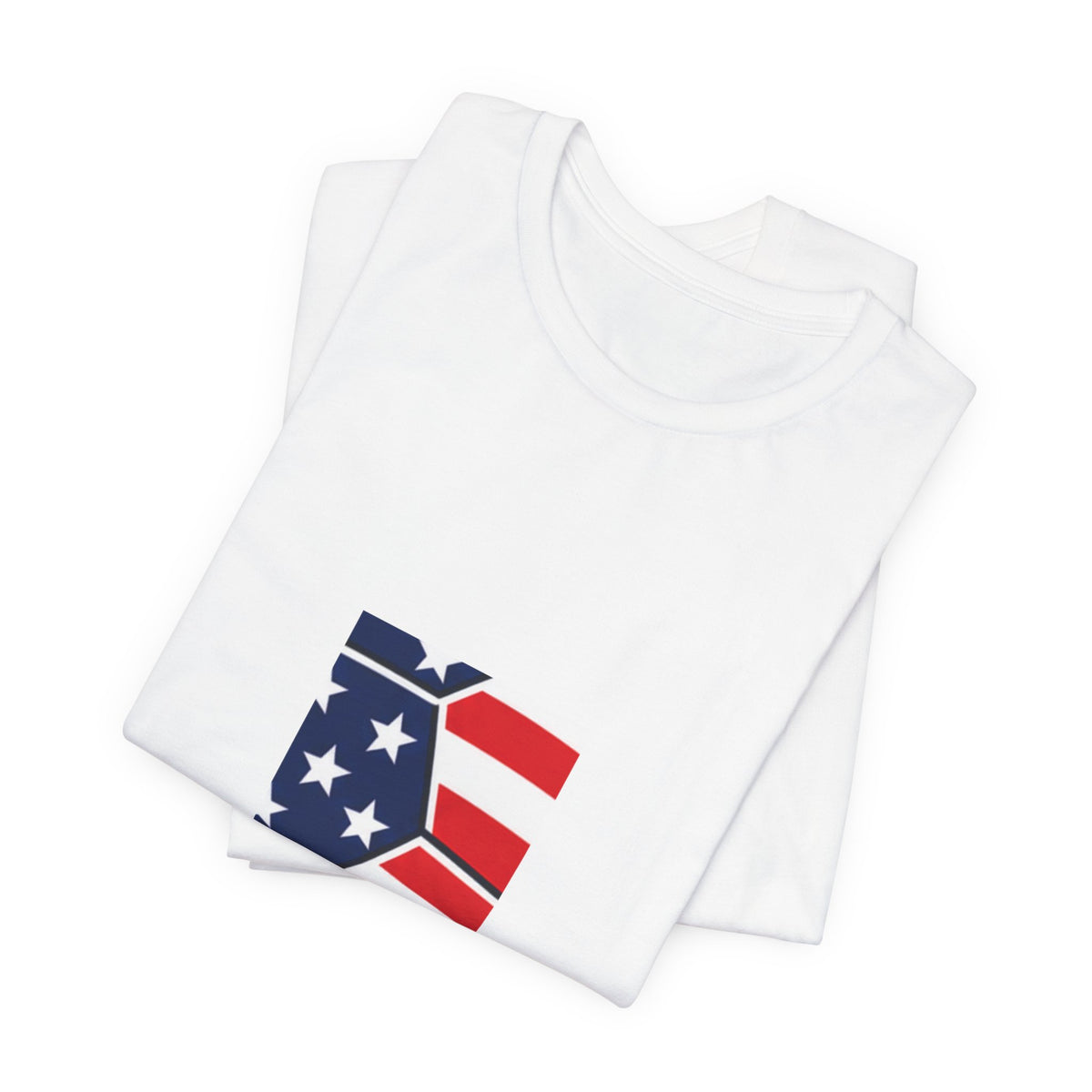 USA Soccer Ball Neon Tee | Patriotic Soccer Shirt | Soccer Gift Tee | Bold American Flag Soccer Design