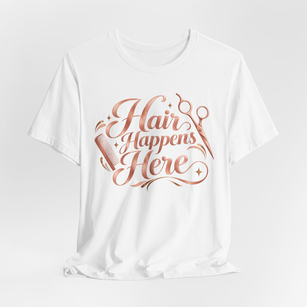Hair Stylist Glam Script T-Shirt | Hairstylist Gift Shirt | Salon Quote Tee