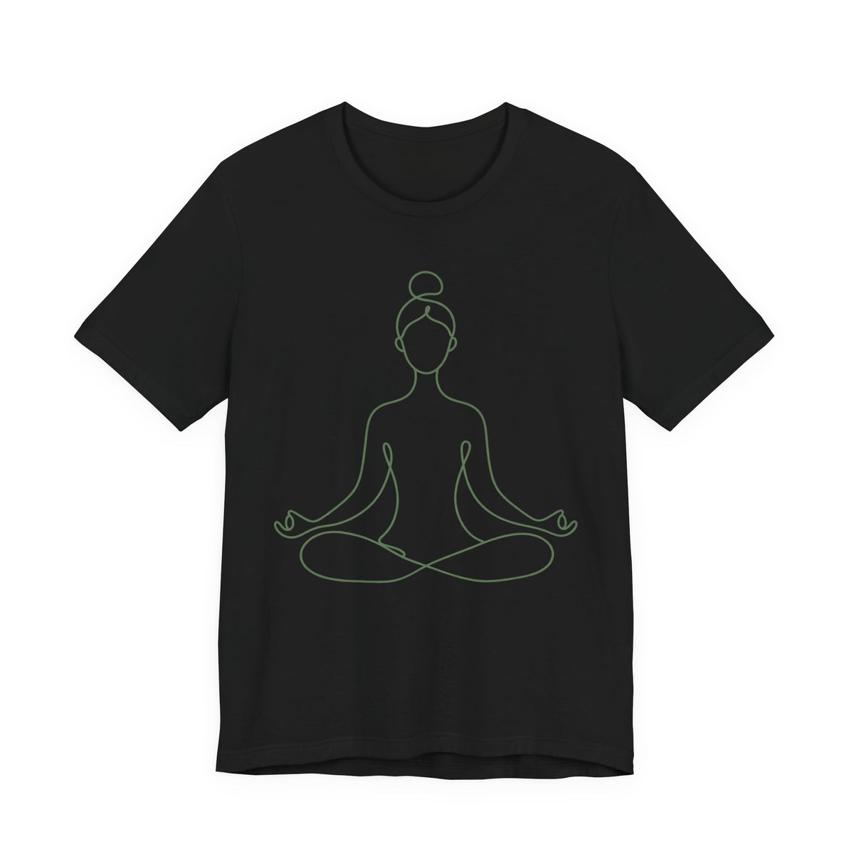 Yoga Flow Minimalist Line Art T-Shirt | Breathe and Flow Yoga Tee | Zen Yoga Gift Shirt
