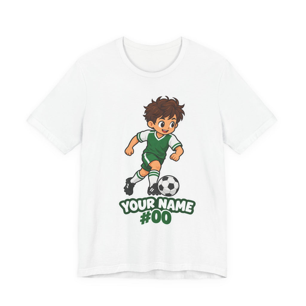 Custom Soccer Kid Tee | Personalized Youth Soccer Name Number Design | Custom Soccer Player Shirt | Personalized Soccer Gift Tee