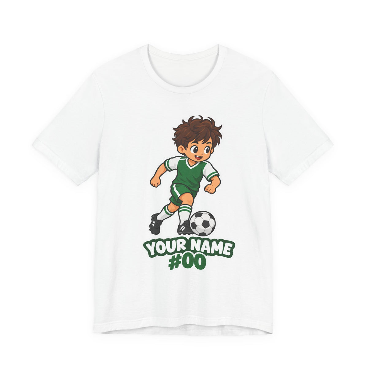 Custom Soccer Kid Tee | Personalized Youth Soccer Name Number Design | Custom Soccer Player Shirt | Personalized Soccer Gift Tee