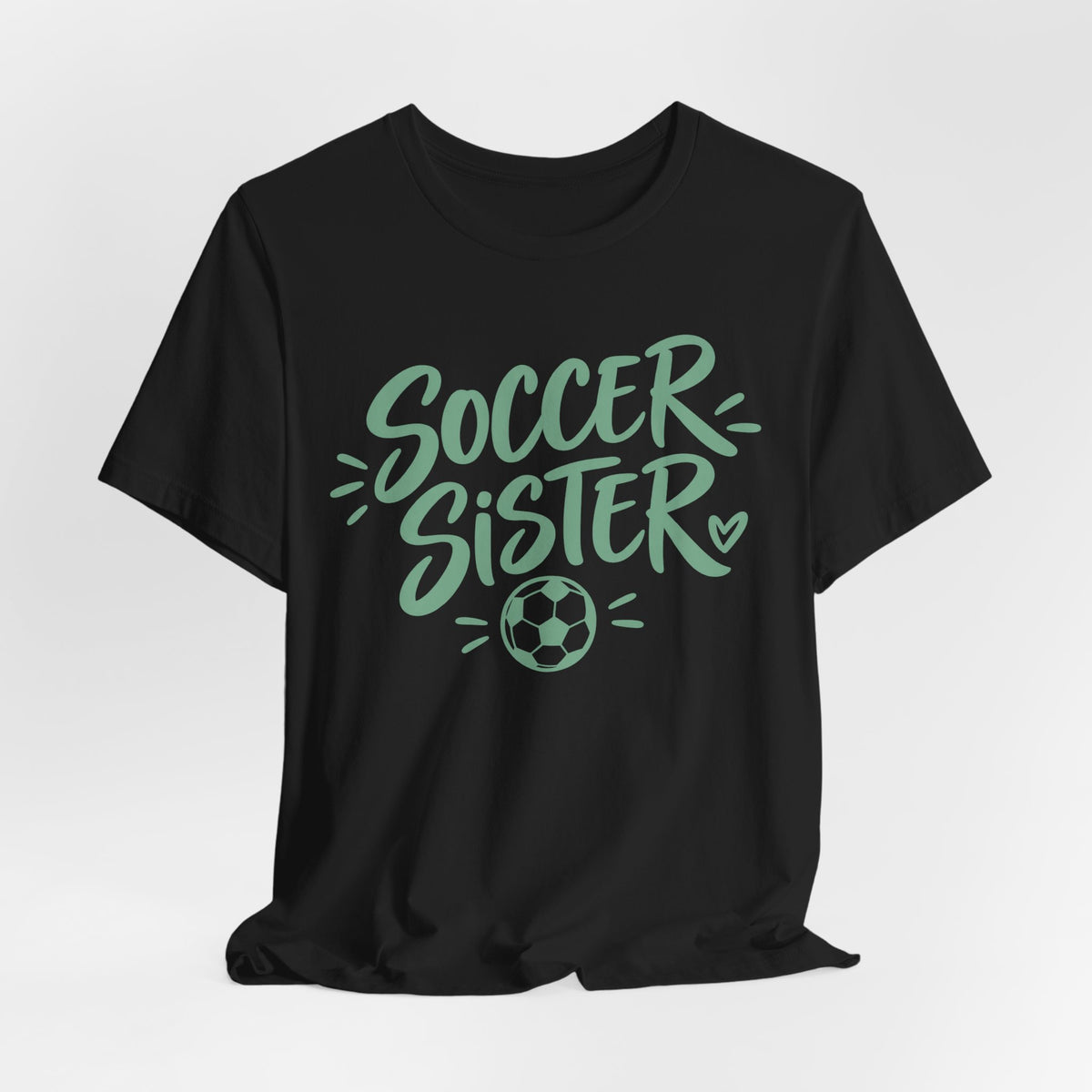 Soccer Sister Tee | Hand Lettered Soccer Sis Design | Proud Sister Shirt | Soccer Sibling Gift | Soccer Sister Gift | Game Day Sister Design