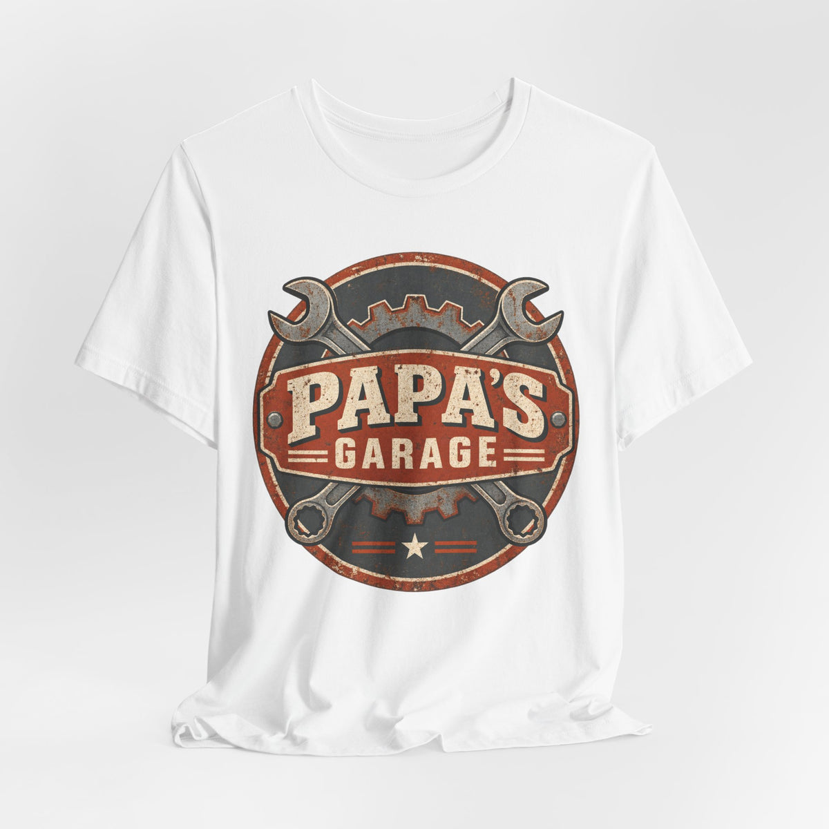 Papa's Garage Vintage Automotive T-Shirt | Grandpa Workshop Shirt | Papa Gift Tee | Father's Day Grandpa Gift