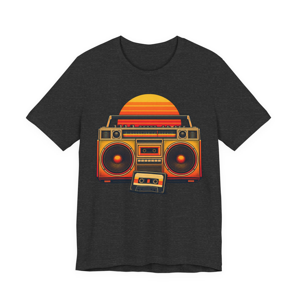 Retro Boombox Tee | 90s Hip Hop Nostalgia Shirt | Retro Cassette Streetwear Shirt | Old School Boombox Gift Tee