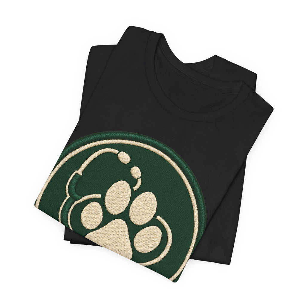 Vet Tech Paw Patch T-Shirt | Veterinary Technician Gift Shirt | Animal Lover Tee