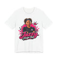 Jazzy Design Shop Mascot Tee | Basketball Girl Crown Logo Shirt | Brand Mascot Shirt | Basketball Queen Gift Tee