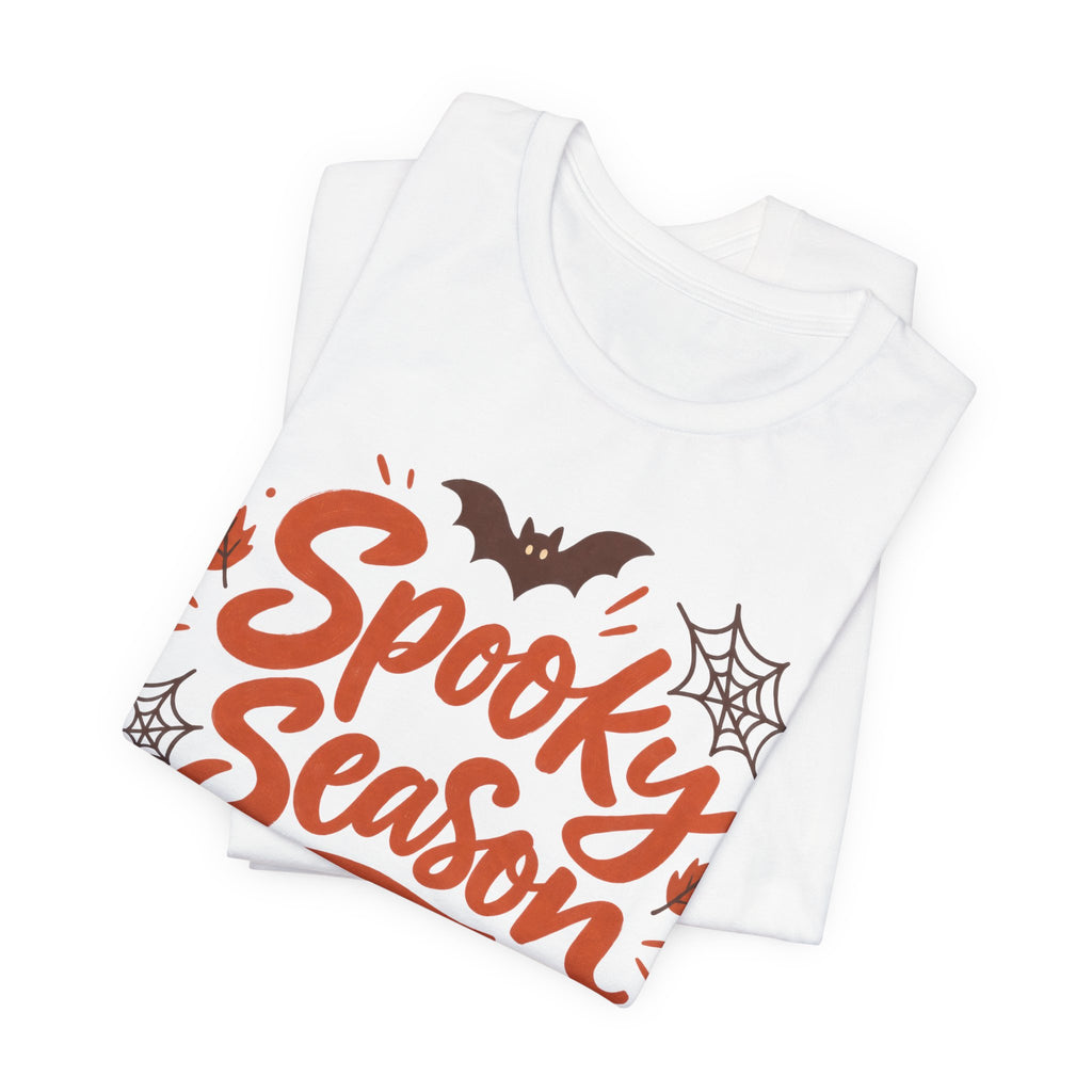 Spooky Season T-Shirt | Hand-Lettered Halloween Tee | Cozy Fall Gift Shirt