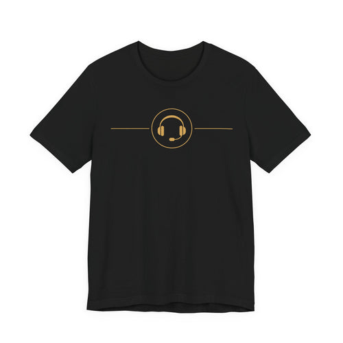 911 Dispatcher Thin Gold Line T-Shirt | Emergency Dispatcher Gift Shirt | Dispatcher Appreciation Tee