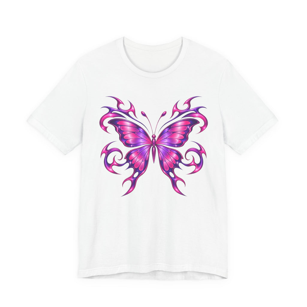 Y2K Butterfly Flame Tee | Y2K Tribal Butterfly Shirt | 2000s Aesthetic Streetwear Shirt | Y2K Gift Tee