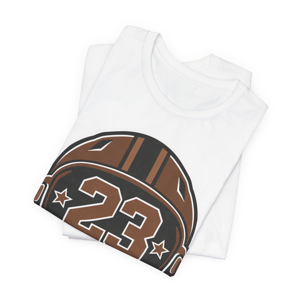 Football Number 23 Tee | Lucky Jersey Number Helmet Shirt | Football Player Number Shirt | Football Number Gift Tee